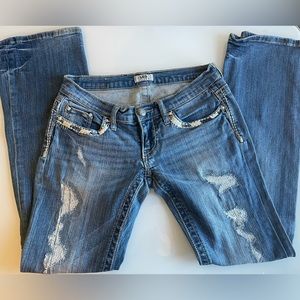 Daytrip Leo Distressed Straight Denim Jeans from Buckle